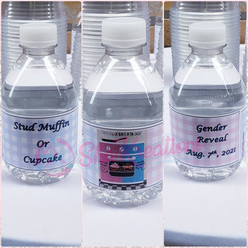 Custom Themed Water Bottle Labels
